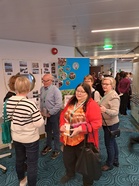 Jytysenioreiden ständi Jyty-risteilyllä.