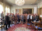 Vuosikokousosallistujat Vaasan kaupungin vastaanotolla. Neljäs oikealta on Vaasan kaupunginhallituksen puheenjohtaja, Maria Tolppanen.
Kiitos kaikille!
